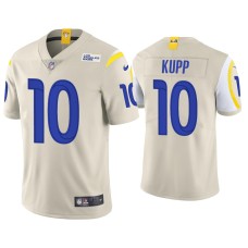 Men's Los Angeles Rams #10 Cooper Kupp Vapor Limited Bone Jersey