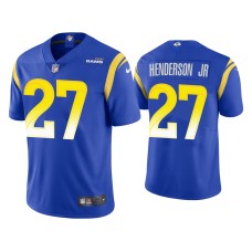 Men's Los Angeles Rams #27 Darrell Henderson Jr. Vapor Limited Royal Jersey