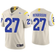 Men's Los Angeles Rams #27 Darrell Henderson Vapor Limited Bone Jersey