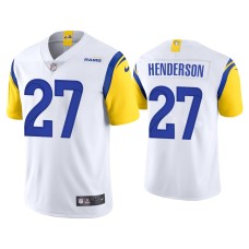 Men's Los Angeles Rams #27 Darrell Henderson Vapor Limited White Jersey