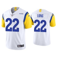 Men's Los Angeles Rams #22 David Long Vapor Limited White Jersey