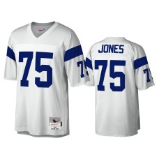 Men's Los Angeles Rams #75 Deacon Jones White Legacy Replica Jersey