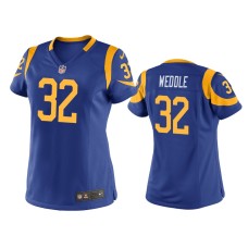 Women's Los Angeles Rams #32 Eric Weddle Royal Game Jersey