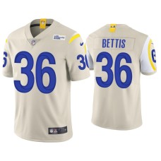 Men's Los Angeles Rams #36 Jerome Bettis Vapor Limited Bone Jersey