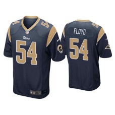 Men's Los Angeles Rams #54 Leonard Floyd Navy Game Jersey