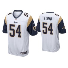 Men's Los Angeles Rams #54 Leonard Floyd White Game Jersey