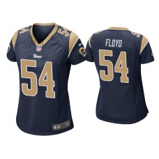 Women's Los Angeles Rams #54 Leonard Floyd Navy Game Jersey