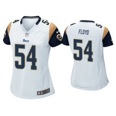 Women's Los Angeles Rams #54 Leonard Floyd White Game Jersey