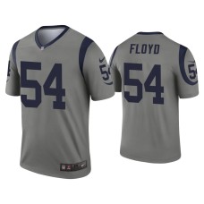 Men's Los Angeles Rams #54 Leonard Floyd Gray Inverted Legend Jersey