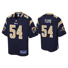 Men's Los Angeles Rams #54 Leonard Floyd Navy Pro Line Jersey