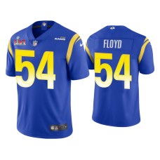 Men's Los Angeles Rams #54 Leonard Floyd Royal Super Bowl LVI Limited Jersey