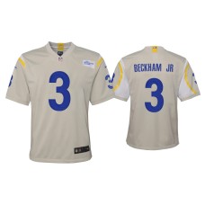 Youth Los Angeles Rams #3 Odell Beckham Jr. Bone Game Jersey