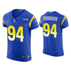 Men's Los Angeles Rams #94 A'Shawn Robinson Royal Vapor Elite Jersey