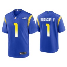 Men's Los Angeles Rams #1 Allen Robinson II Royal Game Jersey