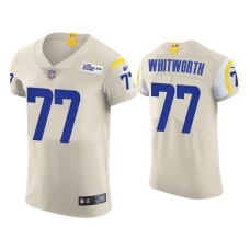 Men's Los Angeles Rams #77 Andrew Whitworth Cream Vapor Elite Jersey