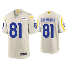 Men's Los Angeles Rams #81 Ben Skowronek Bone Game Jersey