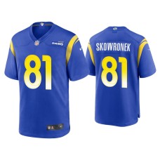 Men's Los Angeles Rams #81 Ben Skowronek Royal Game Jersey