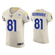 Men's Los Angeles Rams #81 Ben Skowronek Cream Vapor Elite Jersey