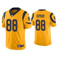 Men's Los Angeles Rams #88 Color Rush Limited Brycen Hopkins Gold Jersey