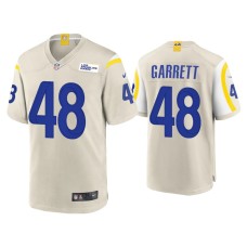 Men's Los Angeles Rams #48 Chris Garrett Bone Game Jersey