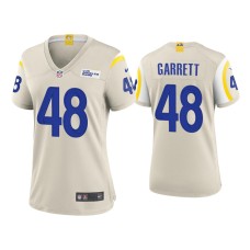 Women's Los Angeles Rams #48 Chris Garrett Bone Game Jersey