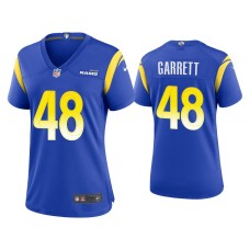 Women's Los Angeles Rams #48 Chris Garrett Royal Game Jersey