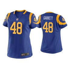 Women's Los Angeles Rams #48 Chris Garrett Royal Game Jersey