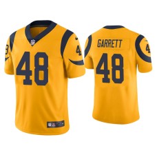 Men's Los Angeles Rams #48 Color Rush Limited Chris Garrett Gold Jersey