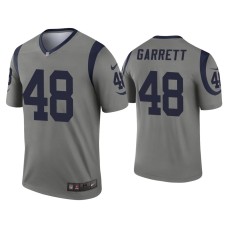 Men's Los Angeles Rams #48 Chris Garrett Gray Inverted Legend Jersey