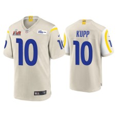 Men's Los Angeles Rams #10 Cooper Kupp Super Bowl LVI Bone Game Jersey