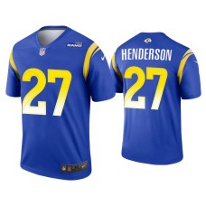 Men's Los Angeles Rams #27 Darrell Henderson Royal Legend Jersey