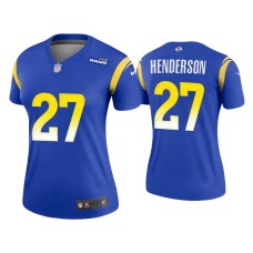 Women's Los Angeles Rams #27 Darrell Henderson Royal Legend Jersey