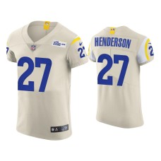 Men's Los Angeles Rams #27 Darrell Henderson Cream Vapor Elite Jersey