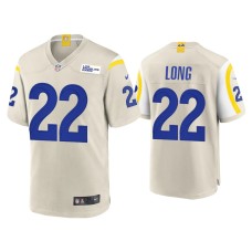 Men's Los Angeles Rams #22 David Long Bone Game Jersey