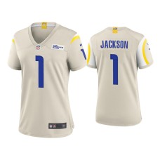 Women's Los Angeles Rams #1 DeSean Jackson Bone Game Jersey