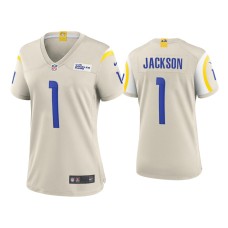 Women's Los Angeles Rams #1 DeSean Jackson Bone Game Jersey