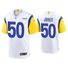 Men's Los Angeles Rams #50 Ernest Jones White Alternate Game Jersey