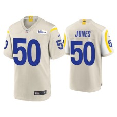 Men's Los Angeles Rams #50 Ernest Jones Bone Game Jersey