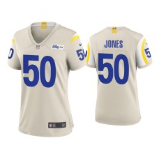 Women's Los Angeles Rams #50 Ernest Jones Bone Game Jersey