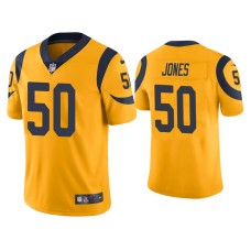 Men's Los Angeles Rams #50 Color Rush Limited Ernest Jones Gold Jersey