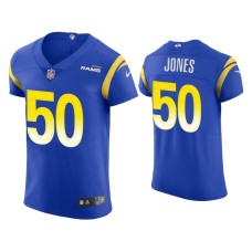 Men's Los Angeles Rams #50 Ernest Jones Royal Vapor Elite Jersey