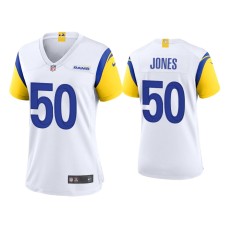 Women's Los Angeles Rams #50 Ernest Jones White Alternate Game Jersey