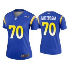 Women's Los Angeles Rams #70 Joseph Noteboom Royal Legend Jersey