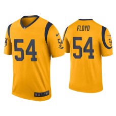 Men's Los Angeles Rams #54 Color Rush Legend Leonard Floyd Gold Jersey