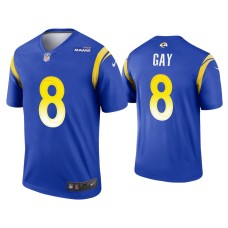 Men's Los Angeles Rams #8 Matt Gay Royal Legend Jersey