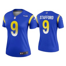 Women's Los Angeles Rams #9 Matthew Stafford Royal Legend Jersey