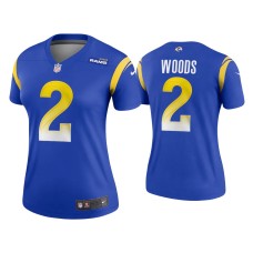 Women's Los Angeles Rams #2 Robert Woods Royal Legend Jersey