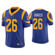 Men's Los Angeles Rams #26 Terrell Burgess Vapor Limited Royal Jersey