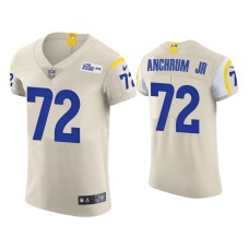 Men's Los Angeles Rams #72 Tremayne Anchrum Jr. Cream Vapor Elite Jersey