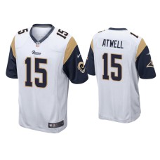 Men's Los Angeles Rams #15 Tutu Atwell White Game Jersey